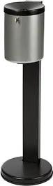 TKG Rondo Maxi Standaschenbecher silber abschließbar