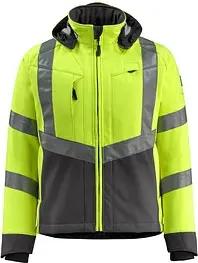 MASCOT® unisex Warnjacke Blackpool warngelb, anthrazit Größe S