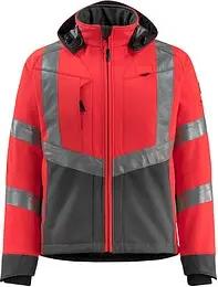 MASCOT® unisex Warnjacke Blackpool rot, anthrazit Größe XL