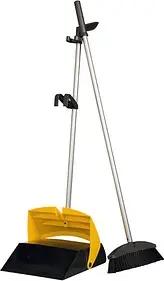 VERMOP Kehrgarnitur mit langem Stiel gelb Kunststoff 29,0 cm breit