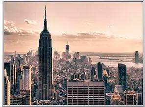 PAPERFLOW Wandbild New York, Aluminium, Kunstglas