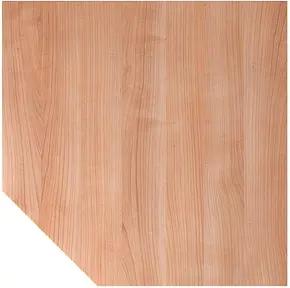 HAMMERBACHER Verbindungsplatte VXBT12 nussbaum, silber Trapezform 120,0 x 120,0 x 2,5 cm