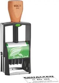 COLOP Datumstempel mit Text individualisierbar Green Line 2360 selbstfärbend schwarz ohne Logo