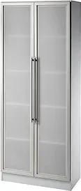 HAMMERBACHER 7100G RE Vitrine lichtgrau 4 Fachböden
