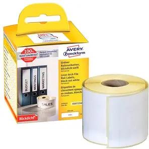 AVERY Zweckform Etikettenrolle für Etikettendrucker AS0722480 weiß, 190,0 x 59,0 mm, 1 x 110 Etiketten