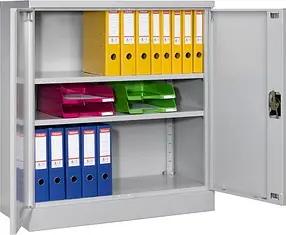 Gürkan Stahlschrank 109941 lichtgrau 92,0 x 42,0 x 100,0 cm, zerlegt