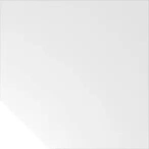 HAMMERBACHER Verbindungsplatte höhenverstellbar QT12 weiß, silber Trapezform 120,0 x 80,0 x 68,0 - 76,0 cm