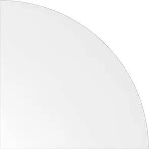 HAMMERBACHER Verbindungsplatte Akandia weiß, dreieckig abgerundet 80,0 x 80,0 x 2,5 cm