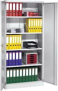 Gürkan Stahlschrank 100064 lichtgrau 92,0 x 42,0 x 195,0 cm, zerlegt