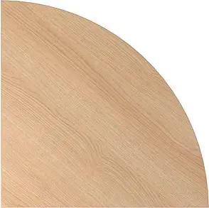 HAMMERBACHER Verbindungsplatte Akandia eiche, dreieckig abgerundet 80,0 x 80,0 x 2,5 cm