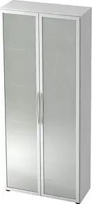 HAMMERBACHER 4200 Vitrine weiß 4 Fachböden