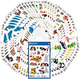 AVERY Zweckform Aufkleber-Set 59992 Tiere, 485 Etiketten