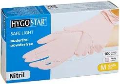 HYGOSTAR unisex Einmalhandschuhe SAFE LIGHT pink Größe M, 100 St.