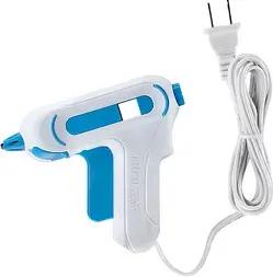 WESTCOTT mini Heißklebepistole weiß/blau