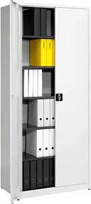 mauser Stahlschrank 790390A0 lichtgrau 95,0 x 50,0 x 220,0 cm, aufgebaut