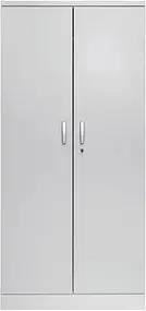 Gürkan Stahlschrank 100111 lichtgrau 92,0 x 42,0 x 195,0 cm, aufgebaut