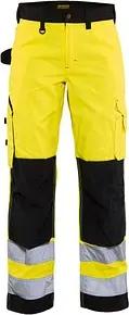 BLAKLÄDER® Damen Warnschutzhose 7155 gelb, schwarz Größe 44