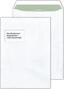 MAILmedia Versandtaschen Envirelope® DIN C4 mit Fenster weiß 250 St.