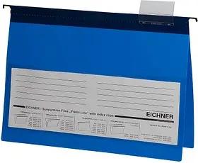 10 EICHNER Hängehefter Kunststoff blau 1 x kaufmännische Heftung