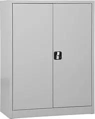 Gürkan Stahlschrank 100027 lichtgrau 92,0 x 42,0 x 120,0 cm, aufgebaut