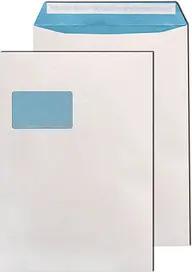 MAILmedia Versandtaschen DIN C4 mit Fenster weiß 100 St.