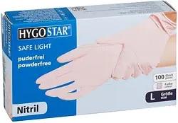 HYGOSTAR unisex Einmalhandschuhe SAFE LIGHT pink Größe L, 100 St.
