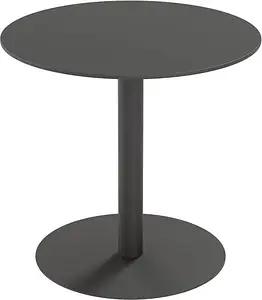meet powered by PAPERFLOW Gartentisch CROSS schwarz rund 80,0 x 80,0 x 75,0 cm