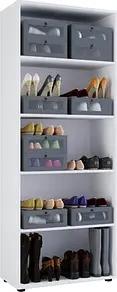 VCM my home Schuhregal Vandol I weiß 71,0 x 37,0 x 180,0 cm