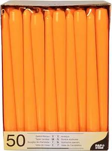50 STARPAK Kerzen orange