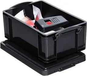 Really Useful Box Aufbewahrungsbox 9,0 l schwarz 39,5 x 25,5 x 15,5 cm