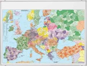 FRANKEN Europakarte Metall, beschichtet