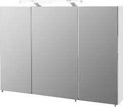 MÖBELPARTNER Spiegelschrank Dorina 124889 weiß glanz 100,0 x 16,0 x 75,7 cm