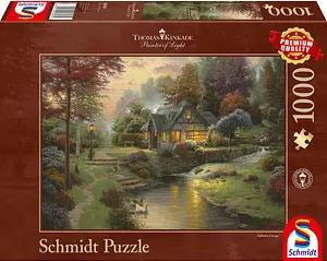 Schmidt Thomas Kinkade Friedliche Abendstimmung Puzzle, 1000 Teile