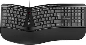 MediaRange MROS120 ergonomische Tastatur kabelgebunden schwarz