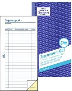 AVERY Zweckform Tagesrapport Formularbuch 1301