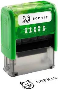 trodat Textstempel, individualisierbar DeineDingeStempel 8911 selbstfärbend schwarz mit Logo, 1 St.