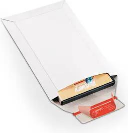 20 ColomPac® Kartonversandtaschen weiß für DIN A5