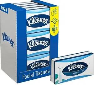 Kleenex® Kosmetiktücherbox 3-lagig weiß, 12x 72 Tücher