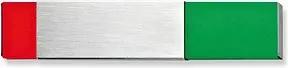 SignSystems® Türschild Kunststoff silber 15,0 x 3,0 cm