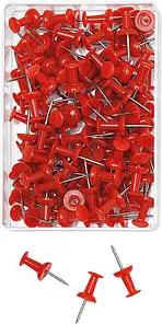 100 WEDO Pinnnadeln Diabolo rot