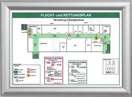Showdown® Displays Klapprahmen silber 24,1 x 32,8 cm