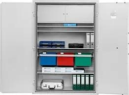 ISS Sicherheitsschrank Düsseldorf Mettmann VII Sicherheitsstufe S2 nach EN14450 mit Feuerschutz lichtgrau 95,5 x 52,7 x 117,5 cm