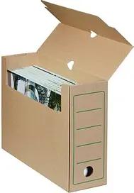 10 Cartonia Archivboxen braun 10,0 x 34,0 x 25,2 cm