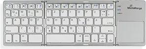 MediaRange MROS133 Tastatur kabellos silber
