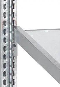 SCHULTE Trennführung für Schrägbodenregale silber 50,0 cm