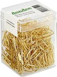 dundee Büroklammern gold vermessingt, 400 St.