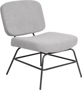 meet powered by PAPERFLOW Sessel CURVE grau schwarz Stoff