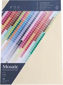 artoz Briefpapier Mosaic elfenbein DIN A4 90 g/qm 25 Blatt