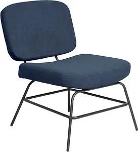 meet powered by PAPERFLOW Sessel CURVE blau schwarz Stoff