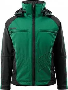 MASCOT® Herren Softshelljacke "DARMSTADT" Unique grün, schwarz Größe 2XL